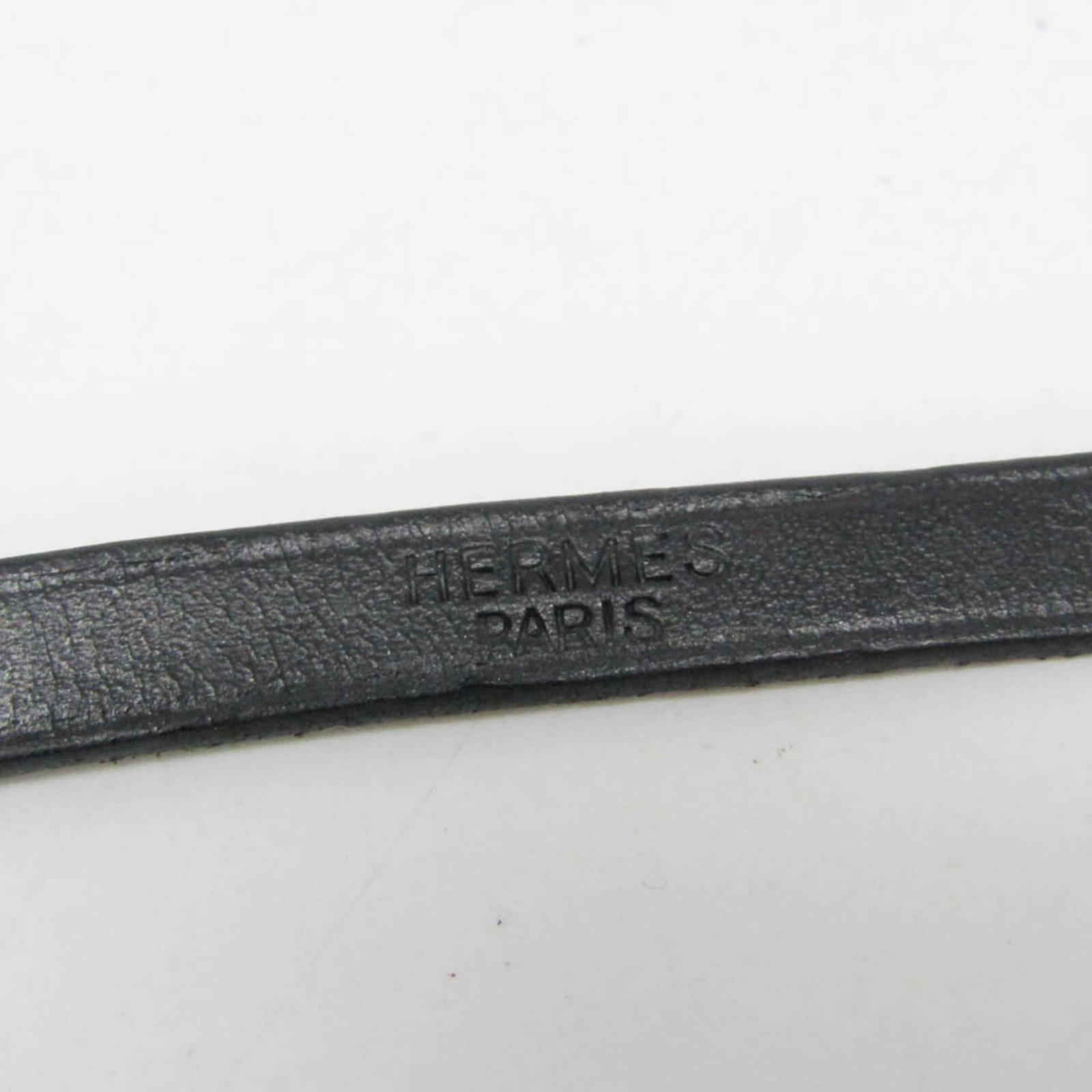Metal leather bangle Hermes - 10