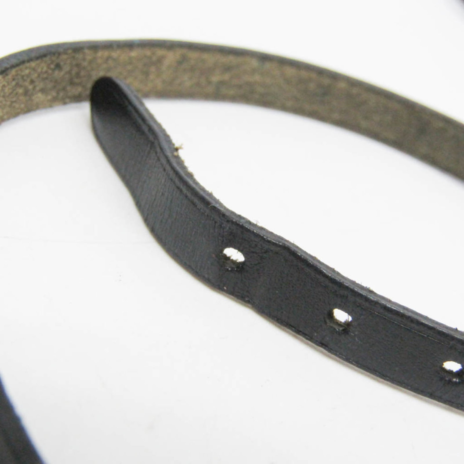 Metal leather bangle Hermes - 7