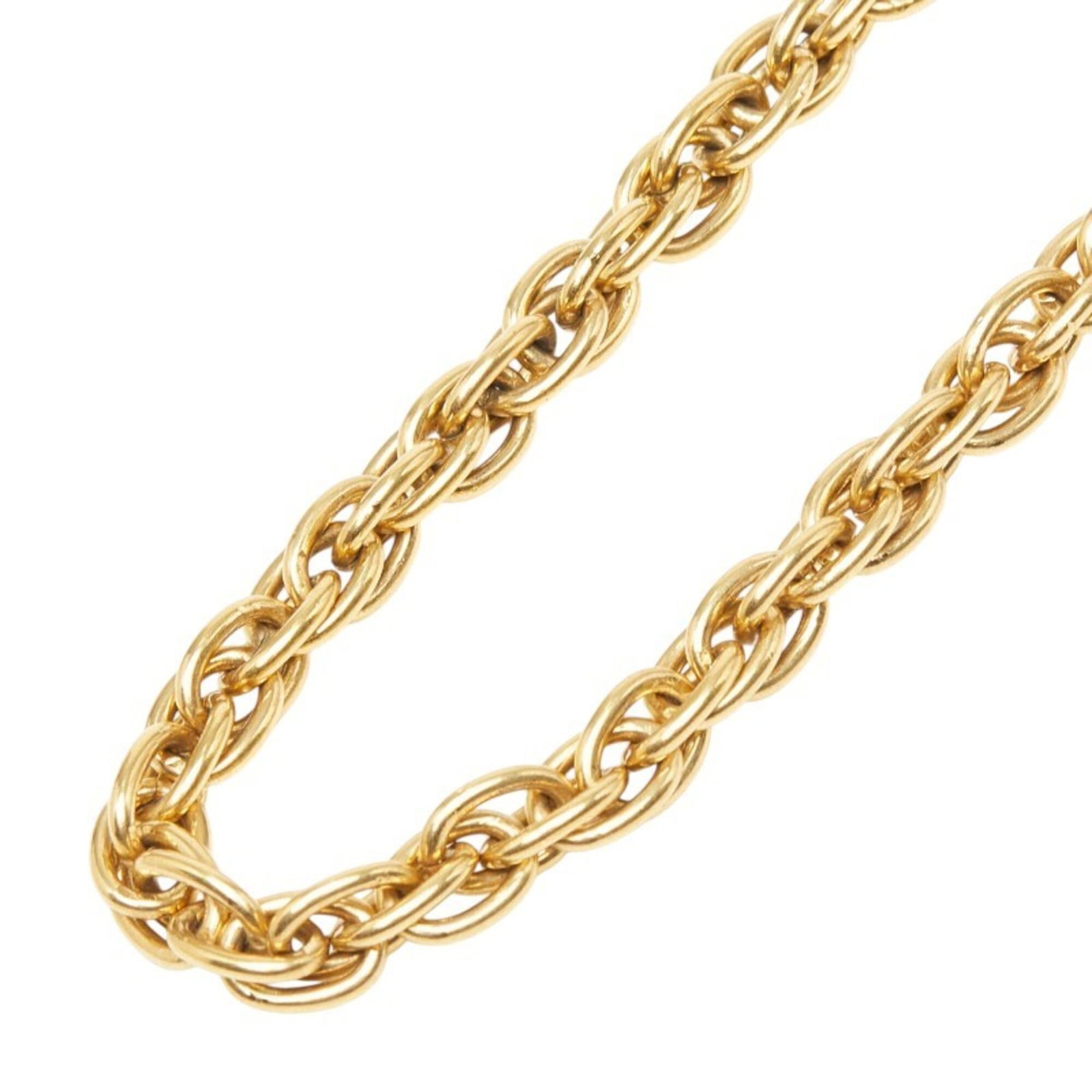 Chanel Logo Coco Mark Coin Motif Long Necklace Gold Plated Women'S Chanel: Chanel Logo Coco Mark Coin Motif Long Necklace Gold Plated Women'S Chanel Gold Plated Chanel Logo Coco Mark Coin Motif Long Necklace for Women, 88 cm / 34.64'' Circumference, 27.5mm x 27.5mm Pendant S