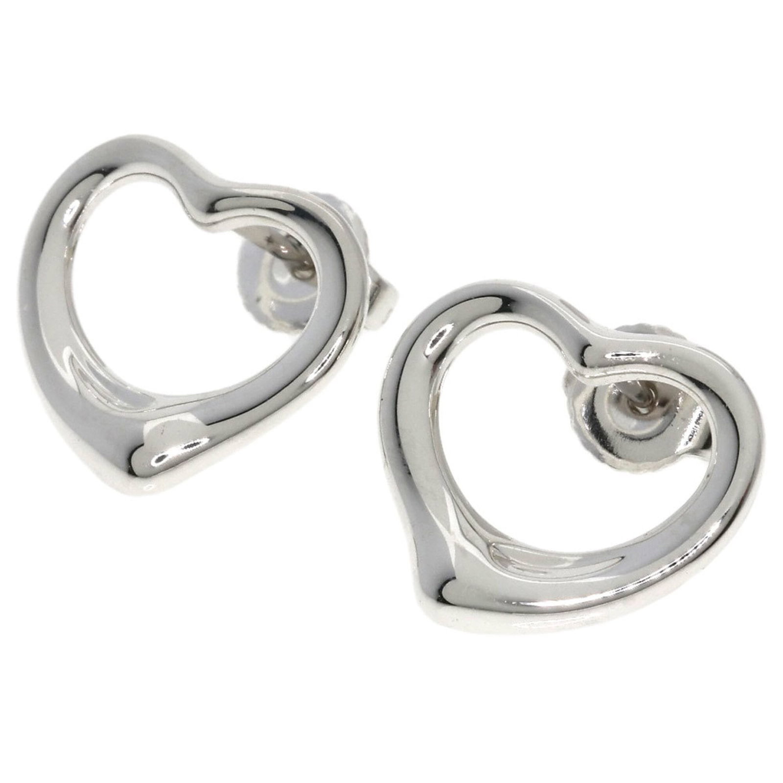 Tiffany stud earrings in silver and white gold 14k: Tiffany stud earrings in silver and white gold 14k Tiffany stud earrings in silver and white gold 14k, bearing a signature, are available. Made from high-quality materials, these earrings showcase a