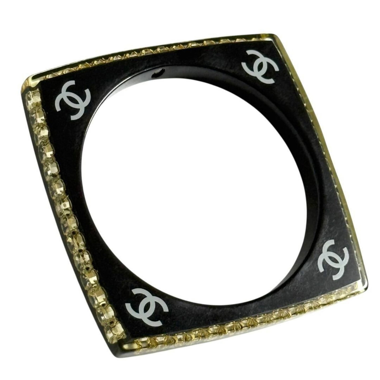 Chanel Bangle Plastic Rhinestone - 6