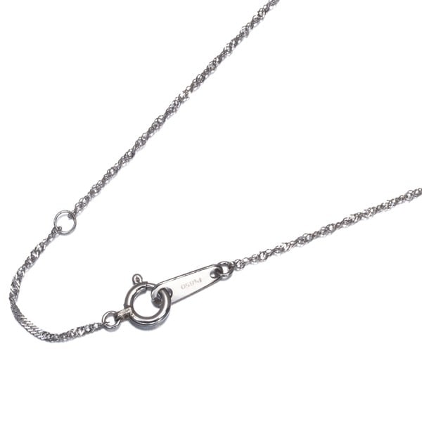 Chain necklace screw 40cm platinum 850: Chain necklace screw 40cm platinum 850 40cm platinum screw chain necklace with a purity of 850. This chain features a sleek, modern design and is made from high-quality platinum metal. Its 40cm