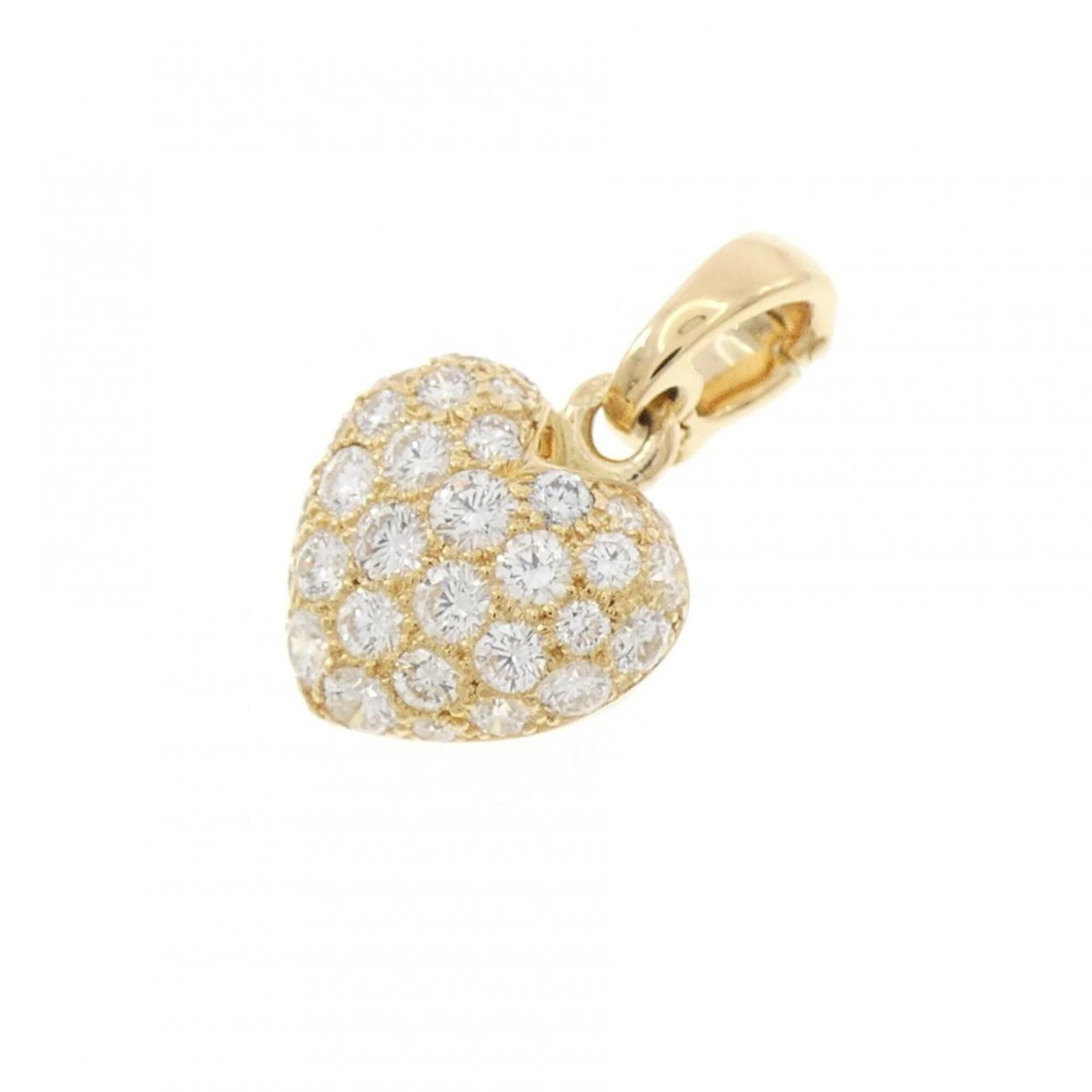 Cartier Necklace Charm Yellow Gold (18K): Cartier Necklace Charm Yellow Gold (18K) Cartier Necklace Charm Yellow Gold (18K) features a diamond stone with dimensions 18.20mm x 10.70mm, set in yellow gold (18K). The charm has some scratches and