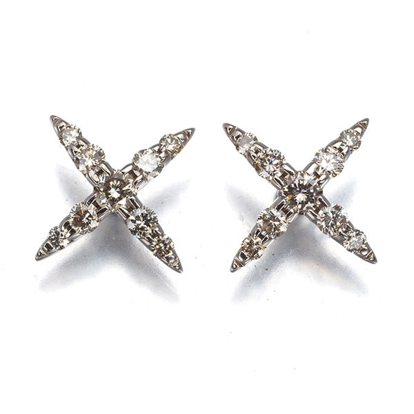 Brown Diamond Earrings Naked Brown Gold 0.40Ct 18K Kashikey: Brown Diamond Earrings Naked Brown Gold 0.40Ct 18K Kashikey Brown Diamond Earrings in Naked Brown Gold, featuring a 0.40Ct natural diamond and 18k metal purity. The stud earrings showcase the beauty