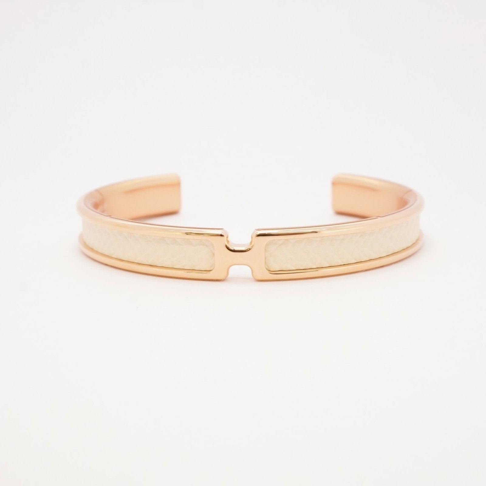 Hermes Bangle Gold Plating Leather - 3