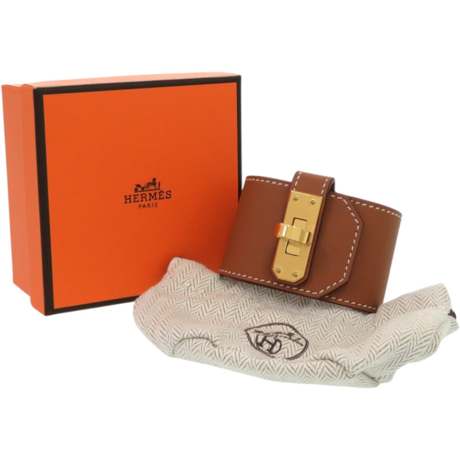 Swift leather bangle Hermes - 3