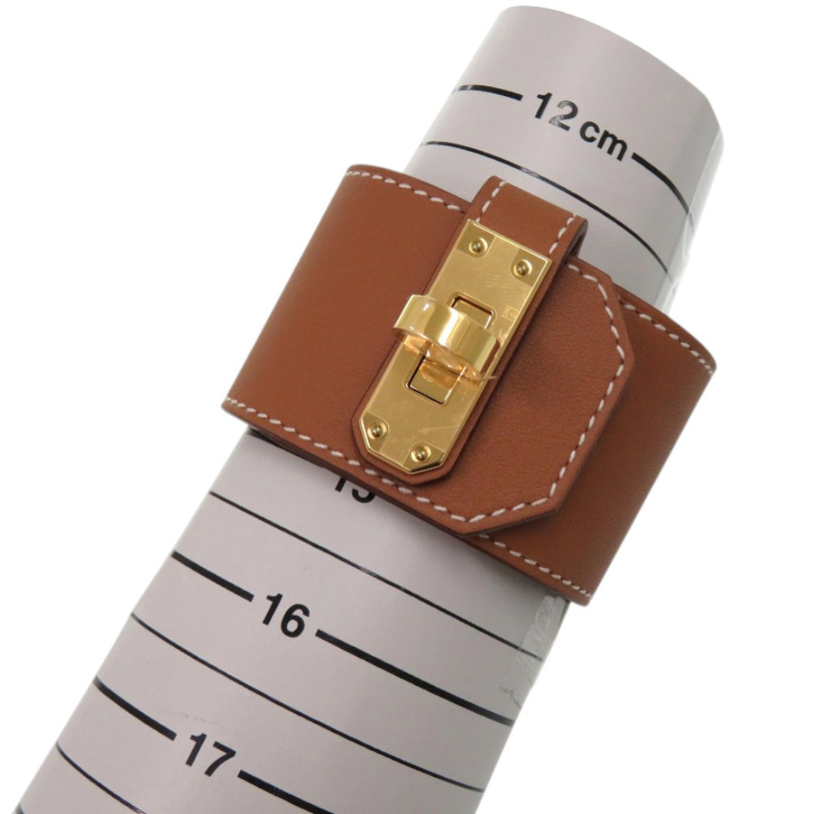 Swift leather bangle Hermes - 5