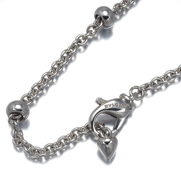 Bvlgari Chain Necklace Catene 49Cm 18K 750 White Gold: Bvlgari Chain Necklace Catene 49Cm 18K 750 White Gold Chain Necklace in 18k White Gold, Part of the BVLGARI Catene Collection. This elegant chain necklace boasts a sleek design and is crafted from