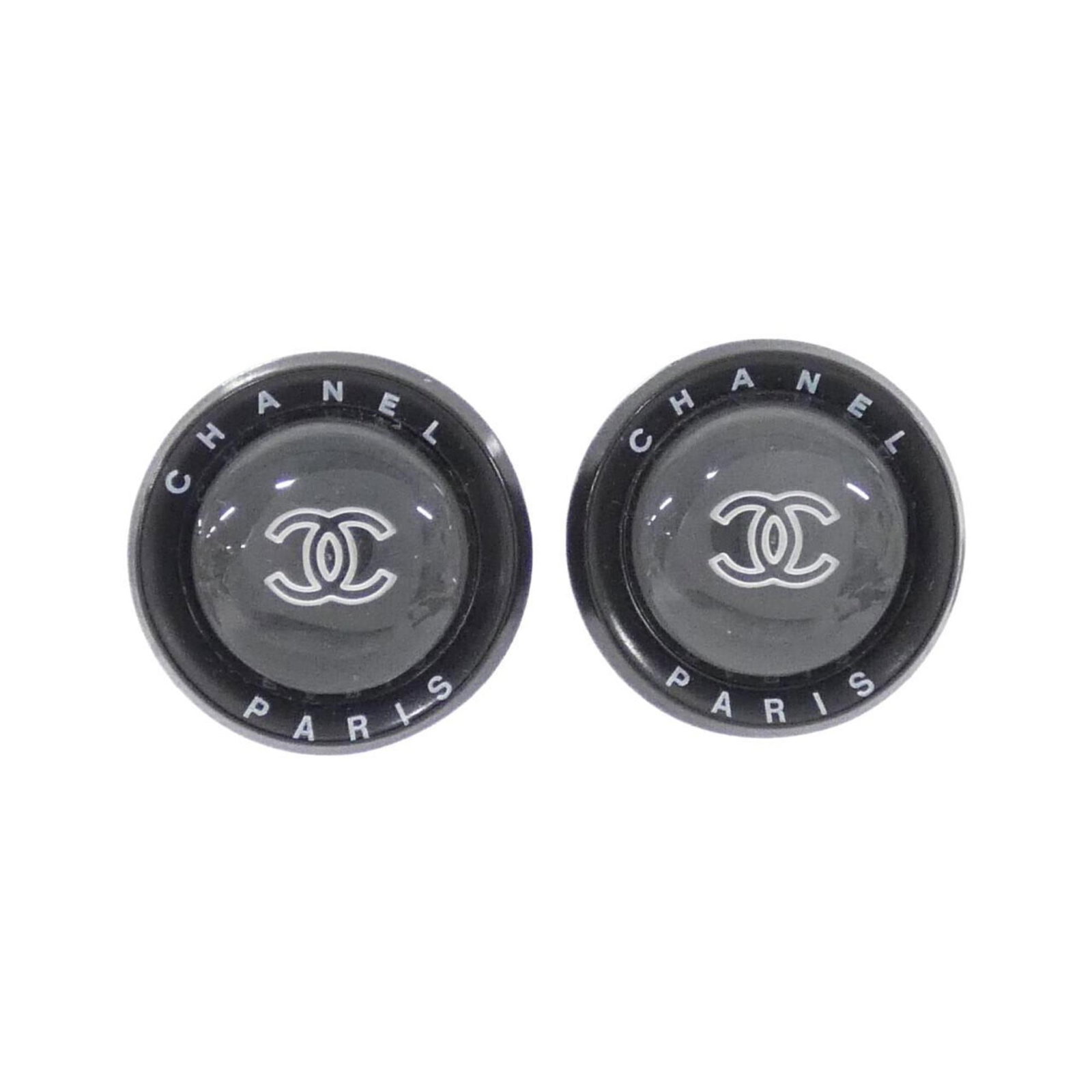 Chanel Clip Earrings: Chanel Clip Earrings Chanel Clip Earrings in Black. Made by the iconic French fashion house, these earrings feature a sleek design with a subtle clip-back closure. With their classic style and timeles