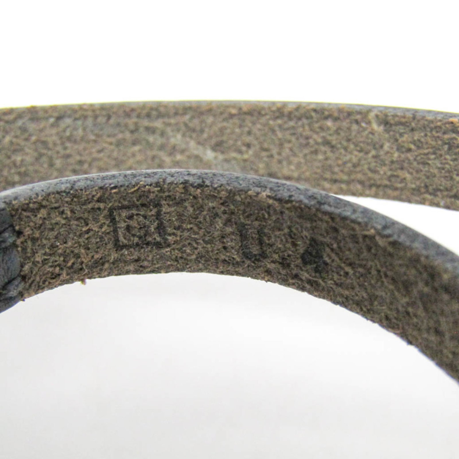 Metal leather bangle Hermes - 7