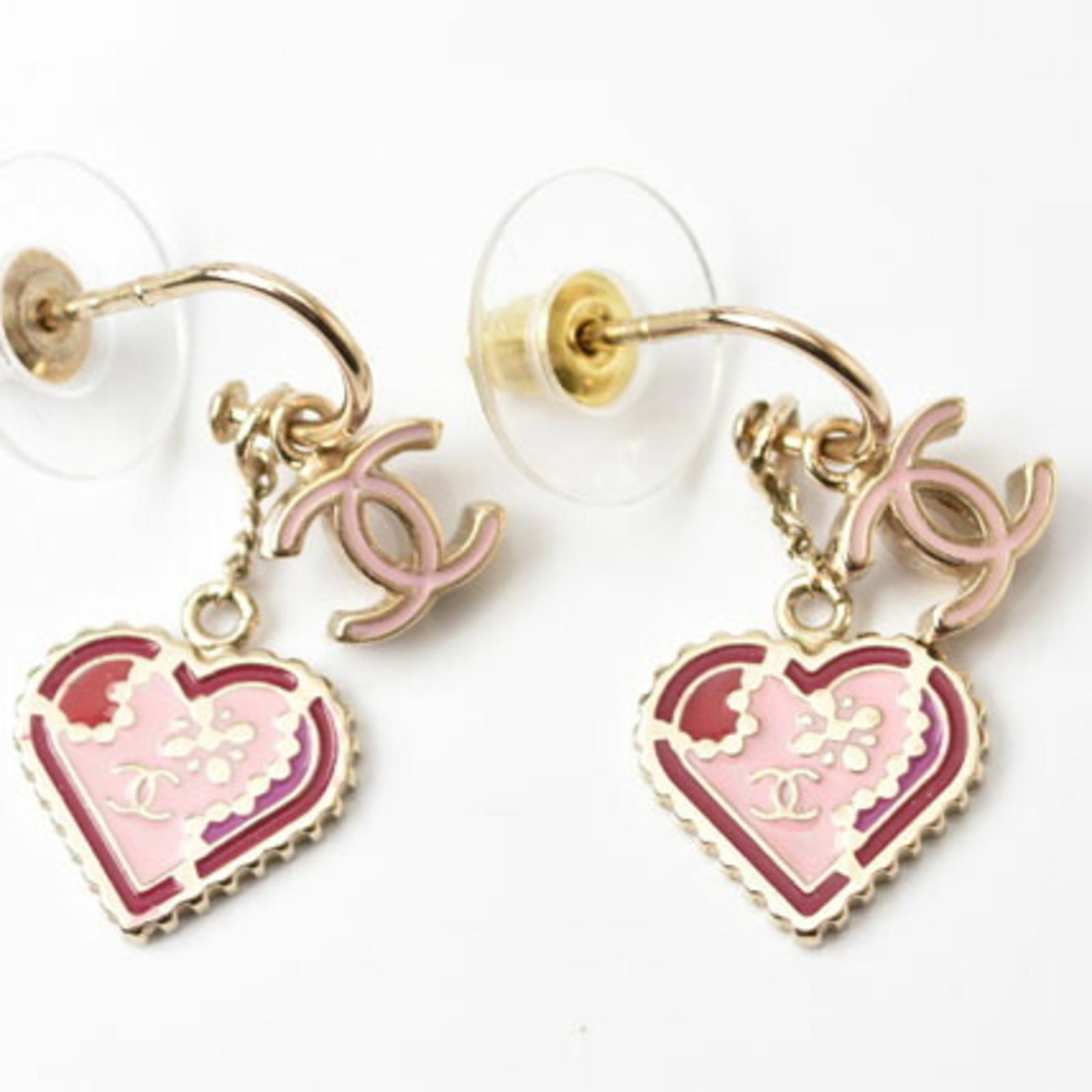 Earrings drop resin - 3