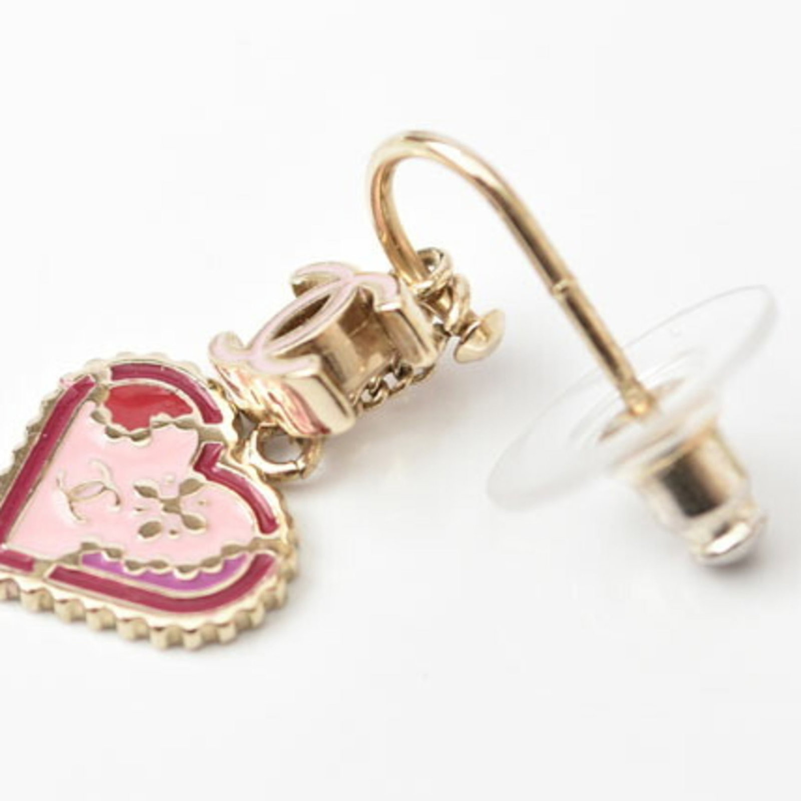 Earrings drop resin - 4