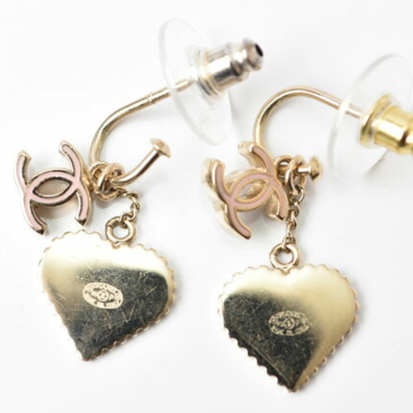 Earrings drop resin - 5