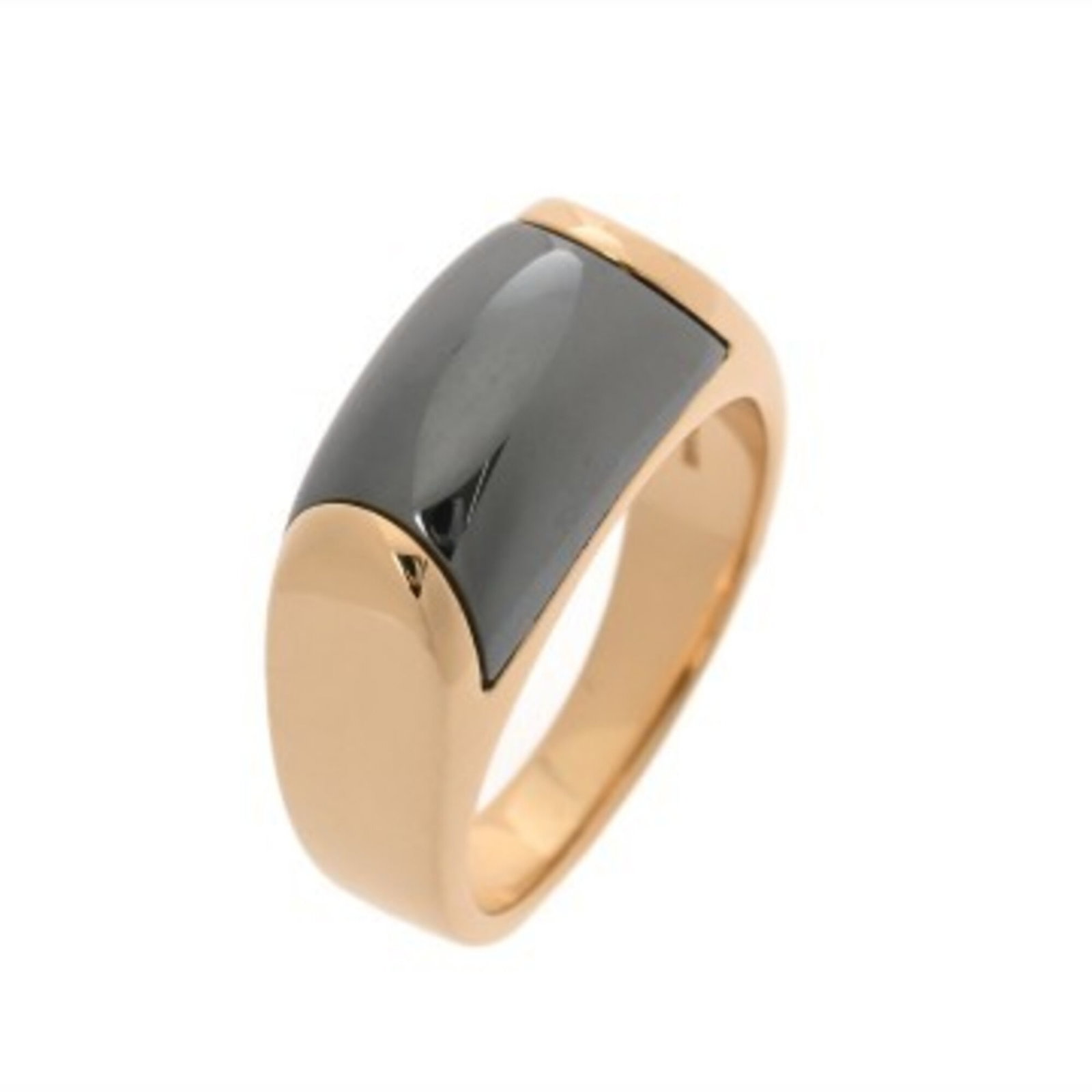 Bvlgari Band Ring Yellow Gold (18K): Bvlgari Band Ring Yellow Gold (18K) 18K yellow gold band ring from Bvlgari, featuring a classic design with subtle wear and minor scratches. The item bears a signature but its origin cannot be verifie