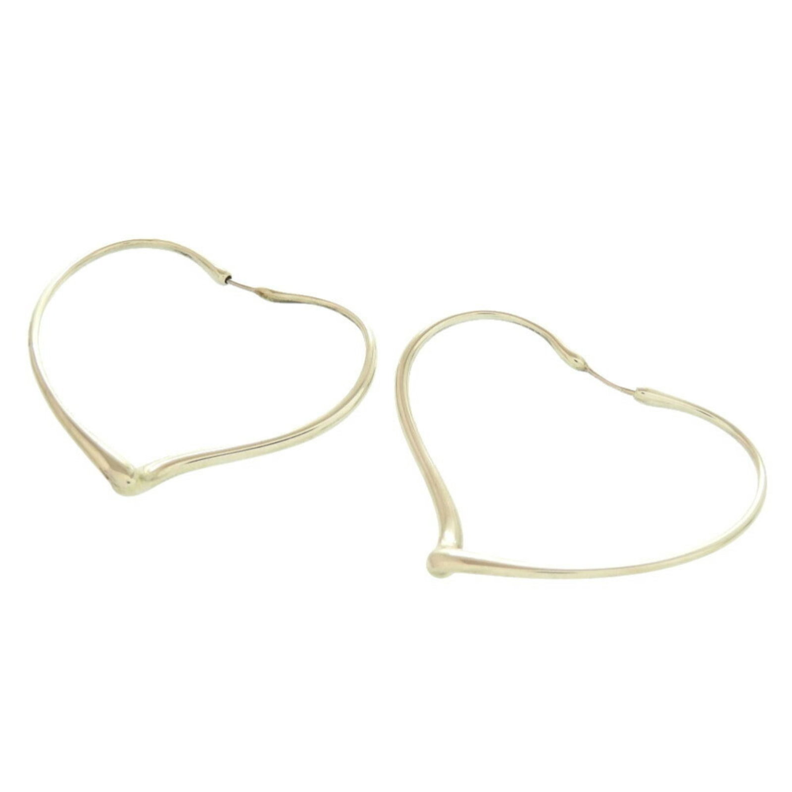 Tiffany Hoop Earrings Silver 925: Tiffany Hoop Earrings Silver 925 Silver 925 Tiffany Hoop Earrings with a classic design, measuring 40.00mm x 50.00mm in size, are up for auction. The earrings have traces of usage and show minor scrat