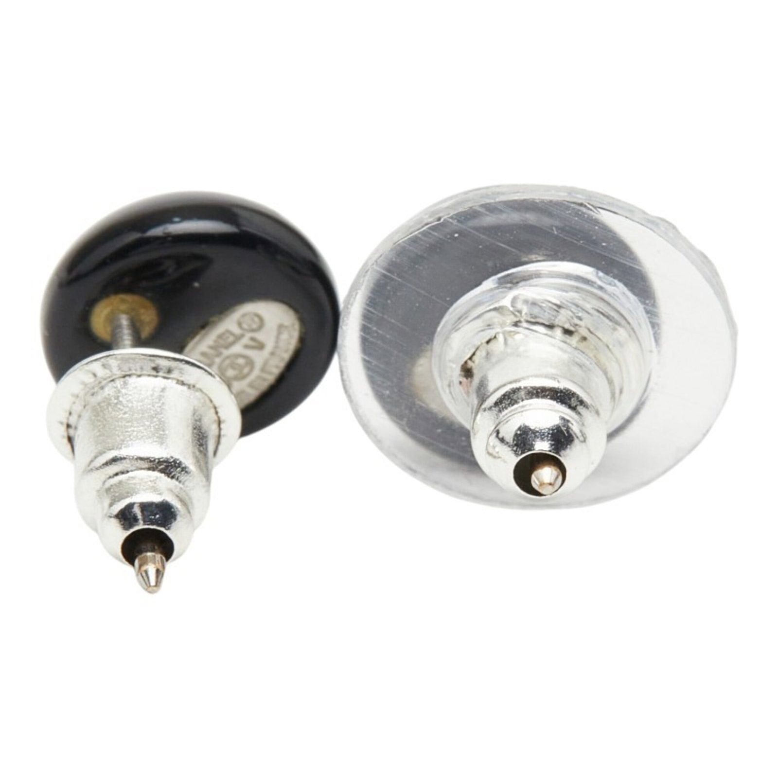 Chanel Stud Earrings Metal Plastic - 3
