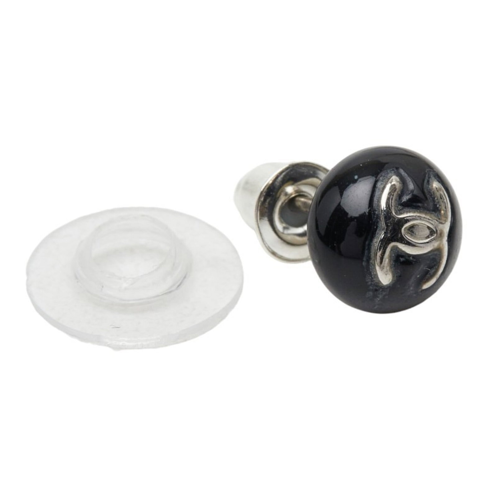 Chanel Stud Earrings Metal Plastic - 5