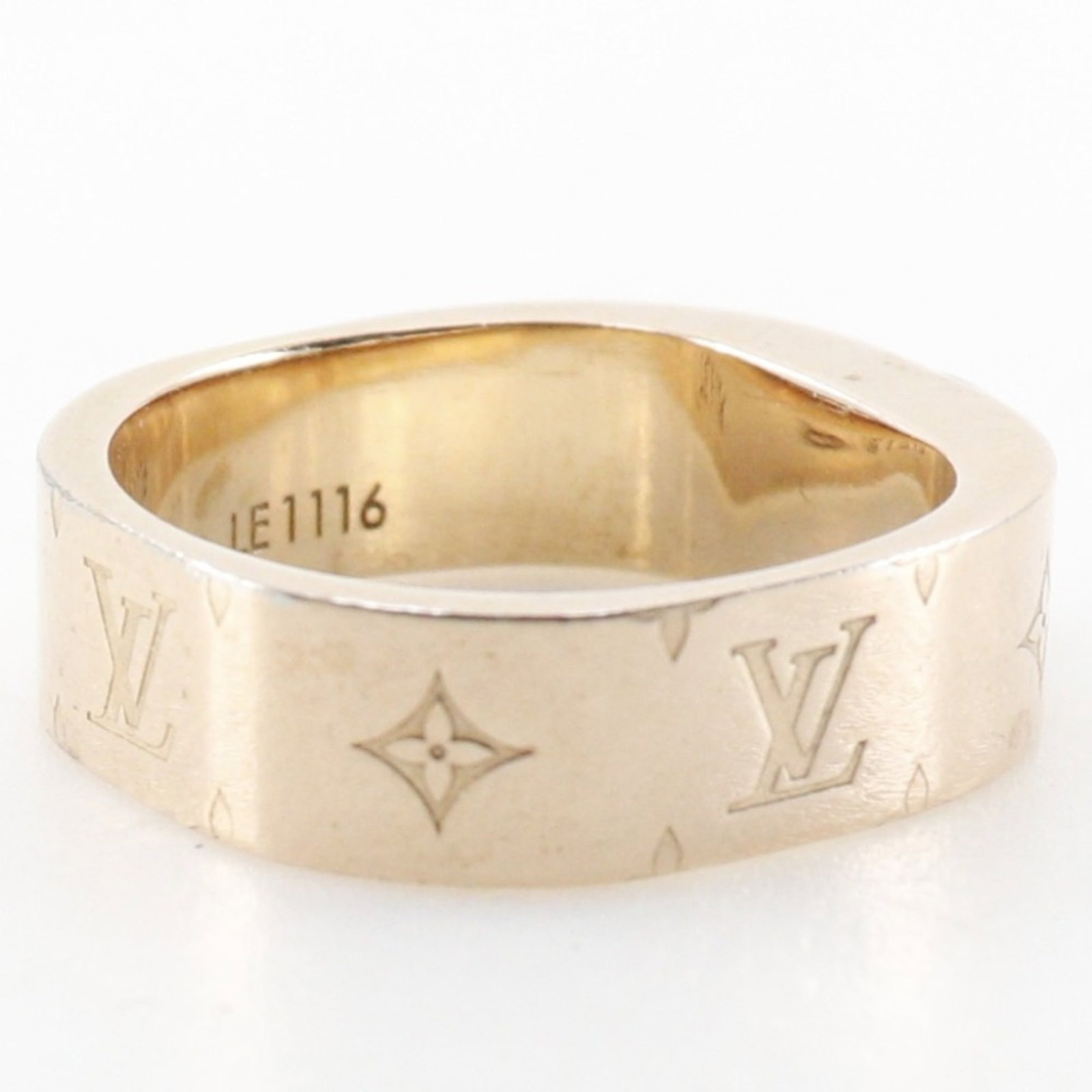 Louis Vuitton Band Ring Gold Plating - 4