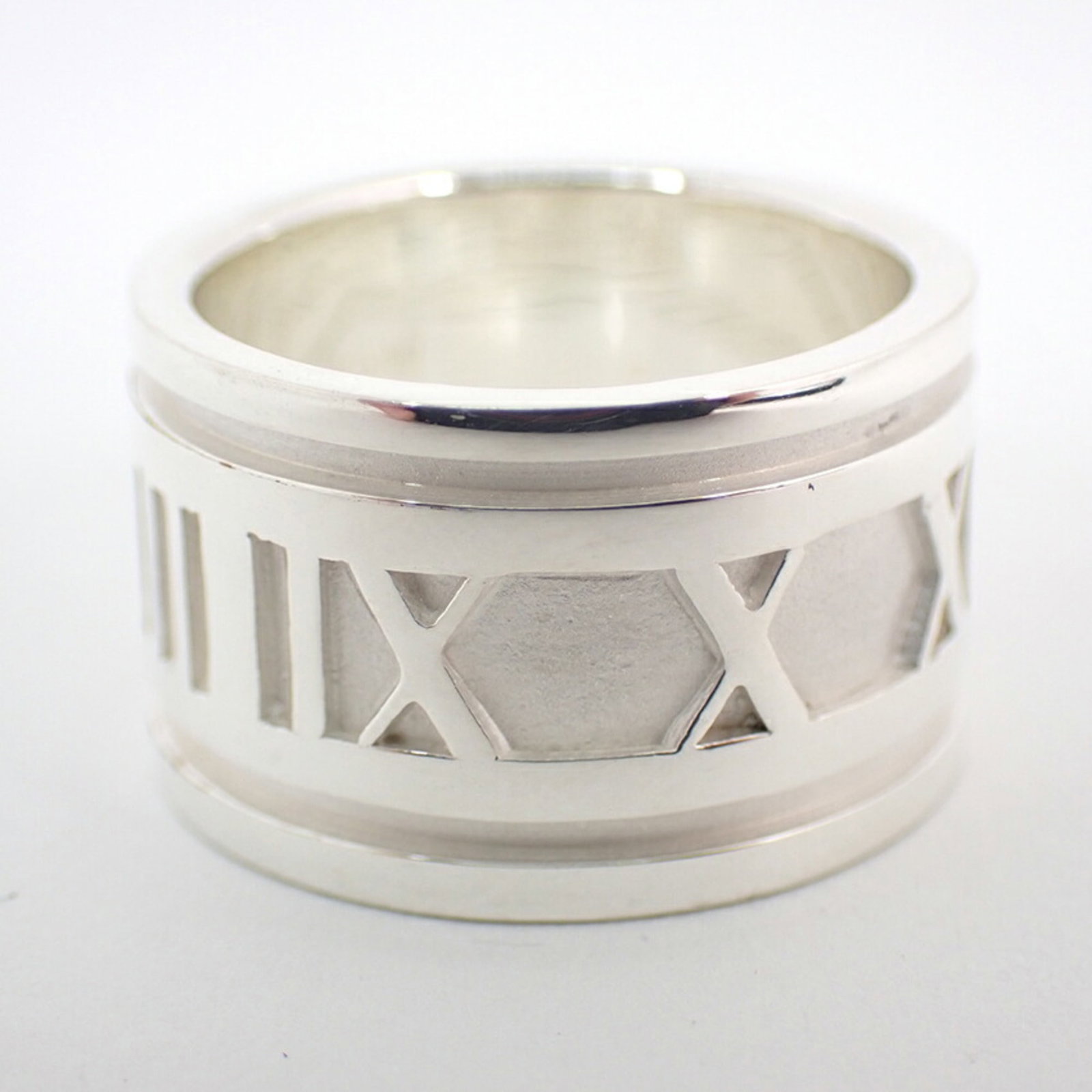 Sterling Silver Ring Tiffany Band - 8