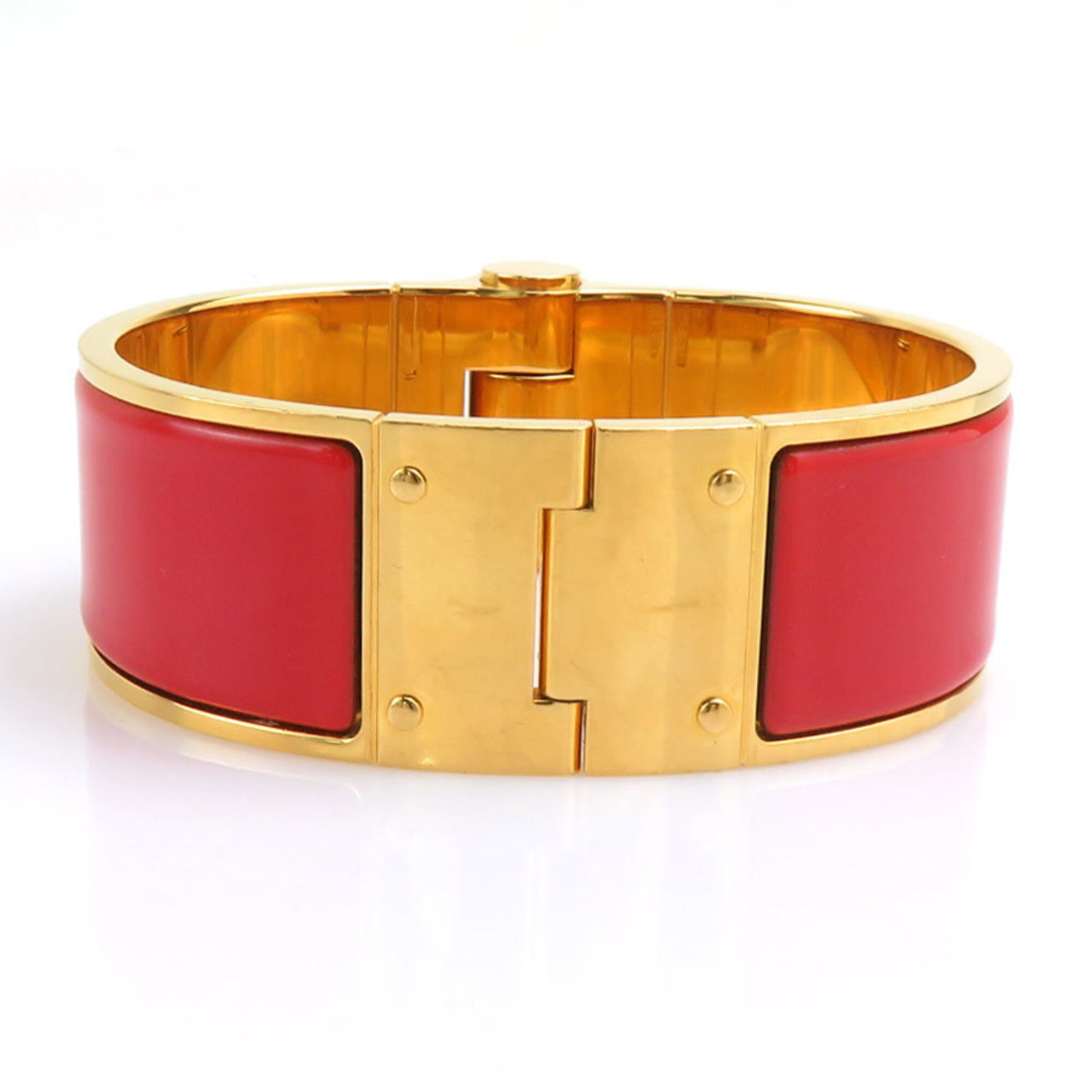 Metal enamel bangle by Hermes - 3