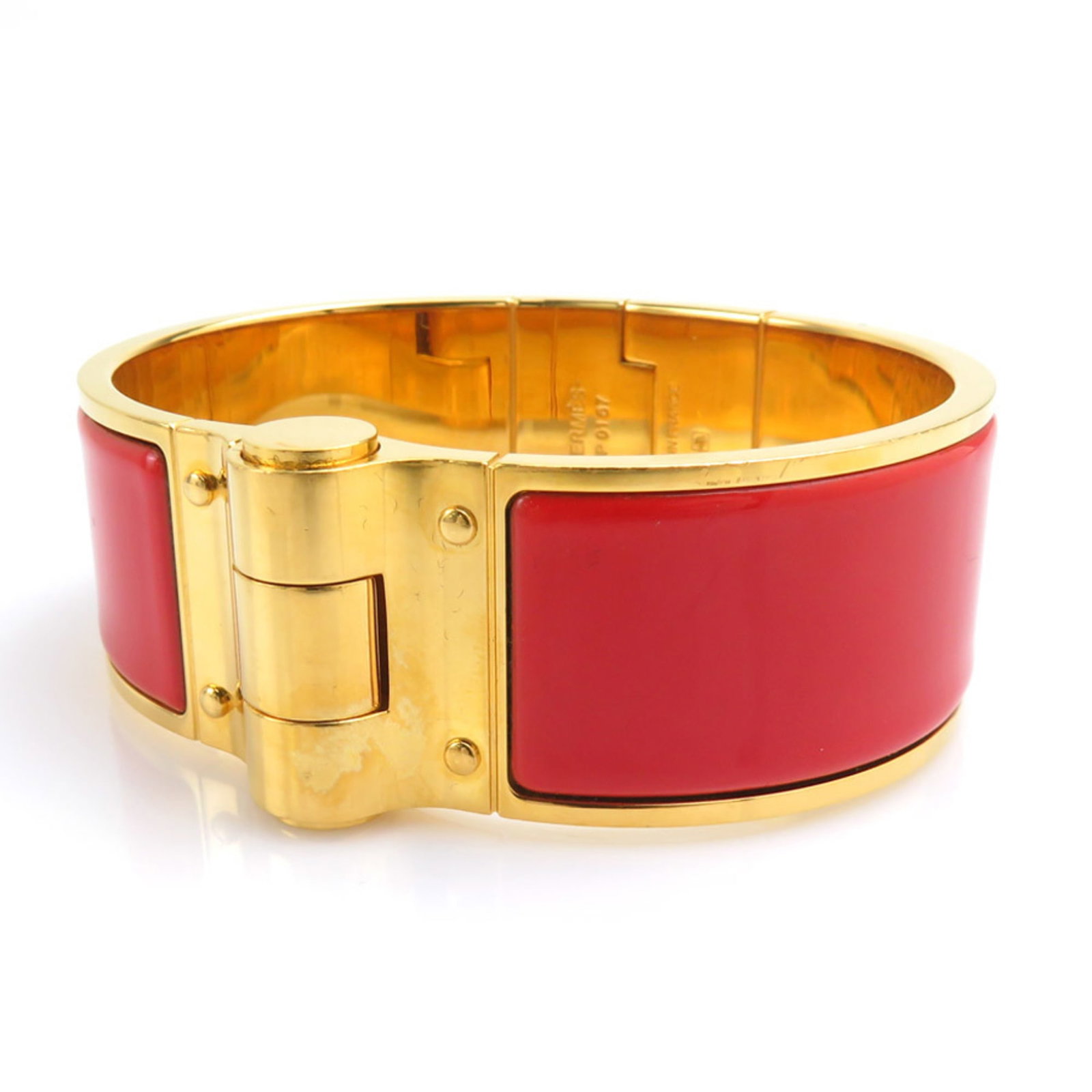Metal enamel bangle by Hermes - 4