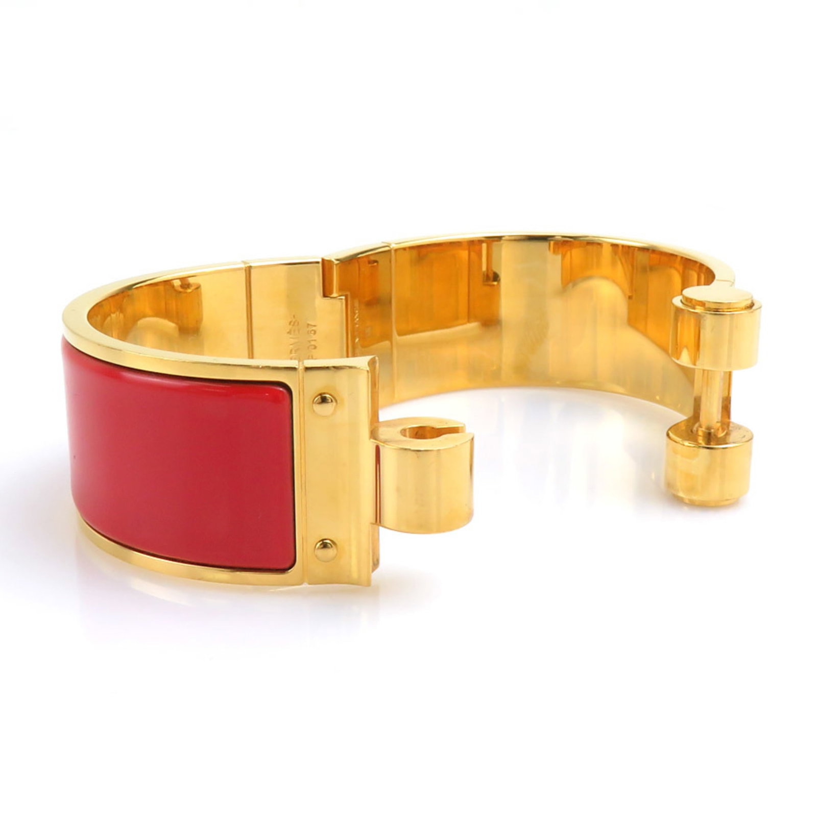 Metal enamel bangle by Hermes - 5
