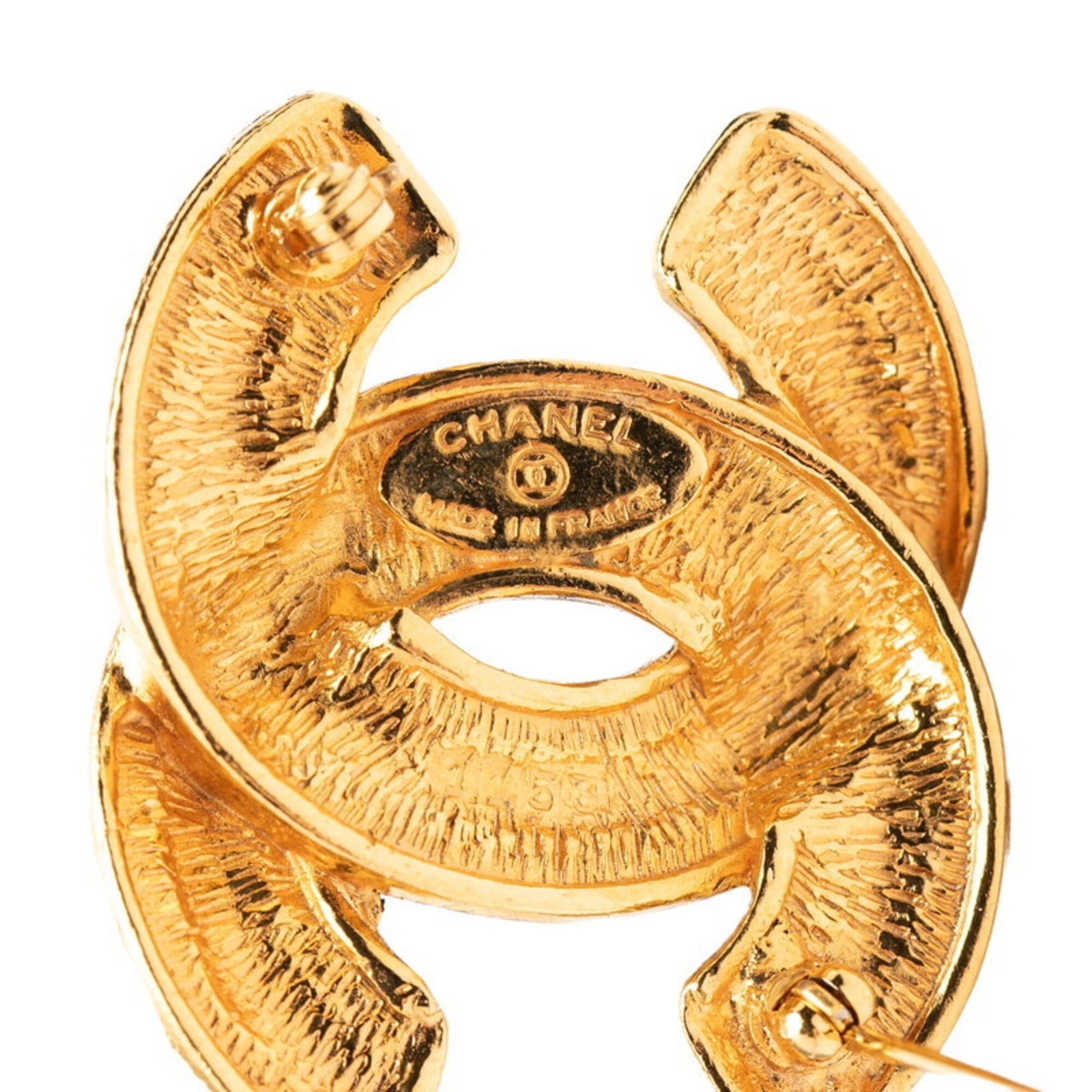 Gold Plating Brooch Chanel - 4