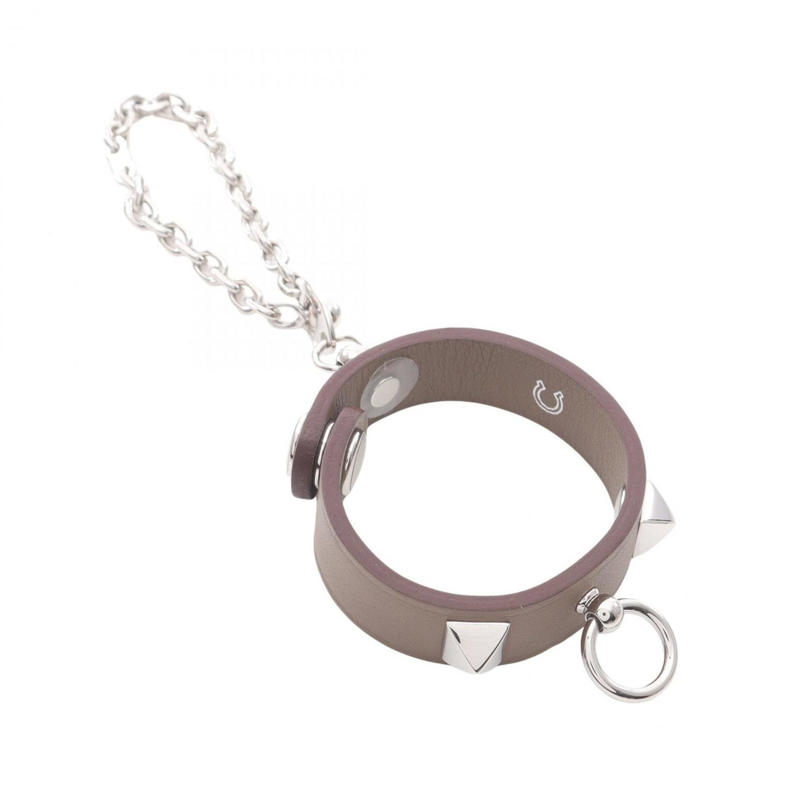 Hermes handbag charm leather - 2