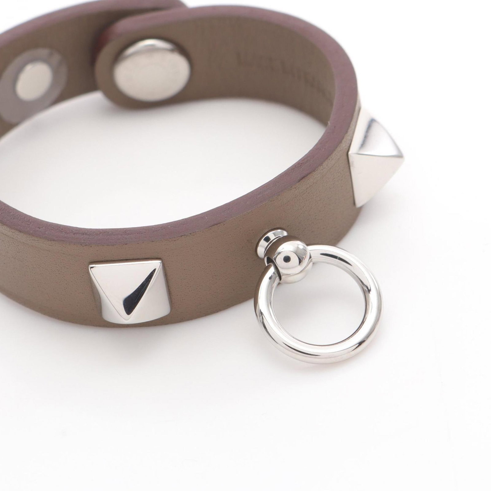 Hermes handbag charm leather - 5