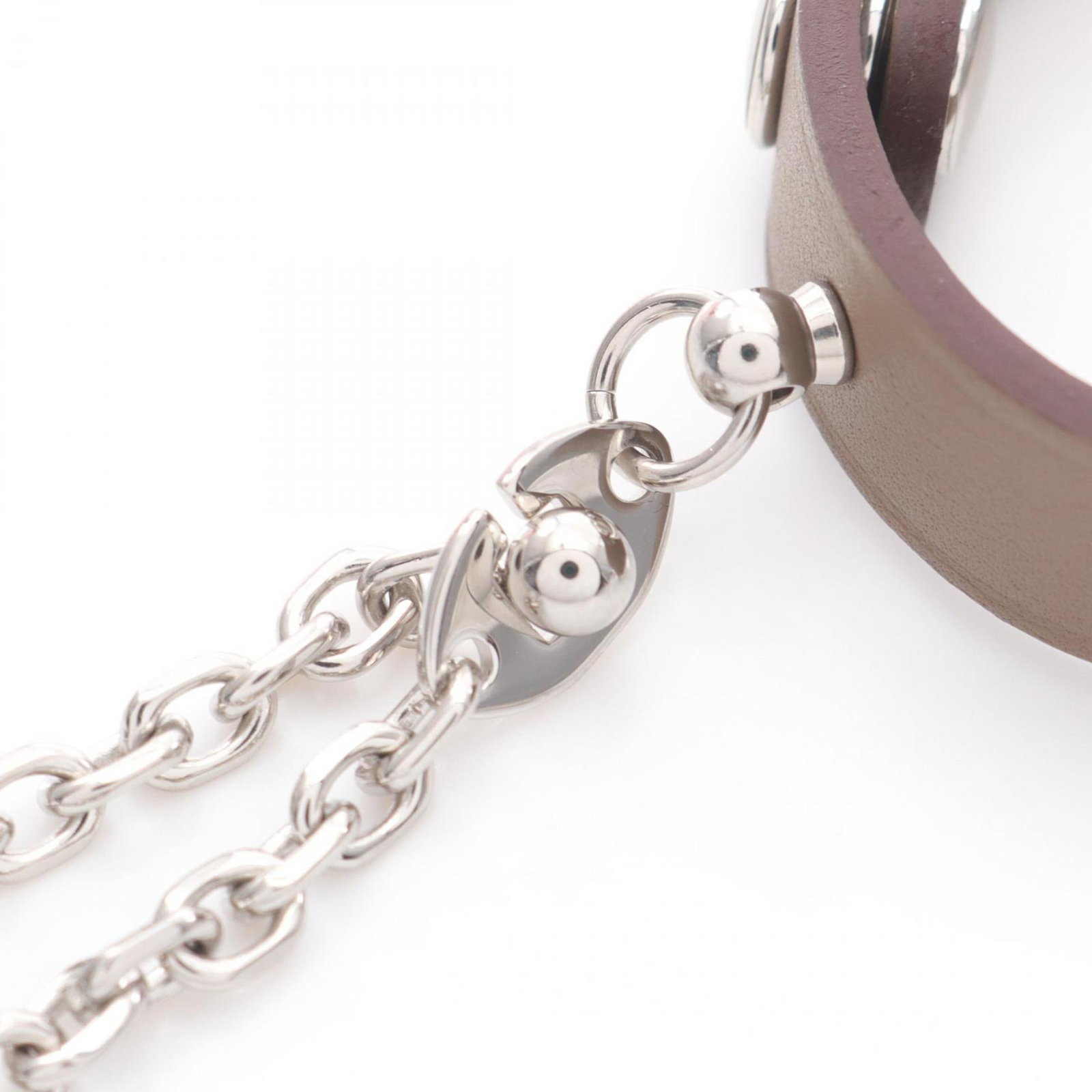 Hermes handbag charm leather - 6