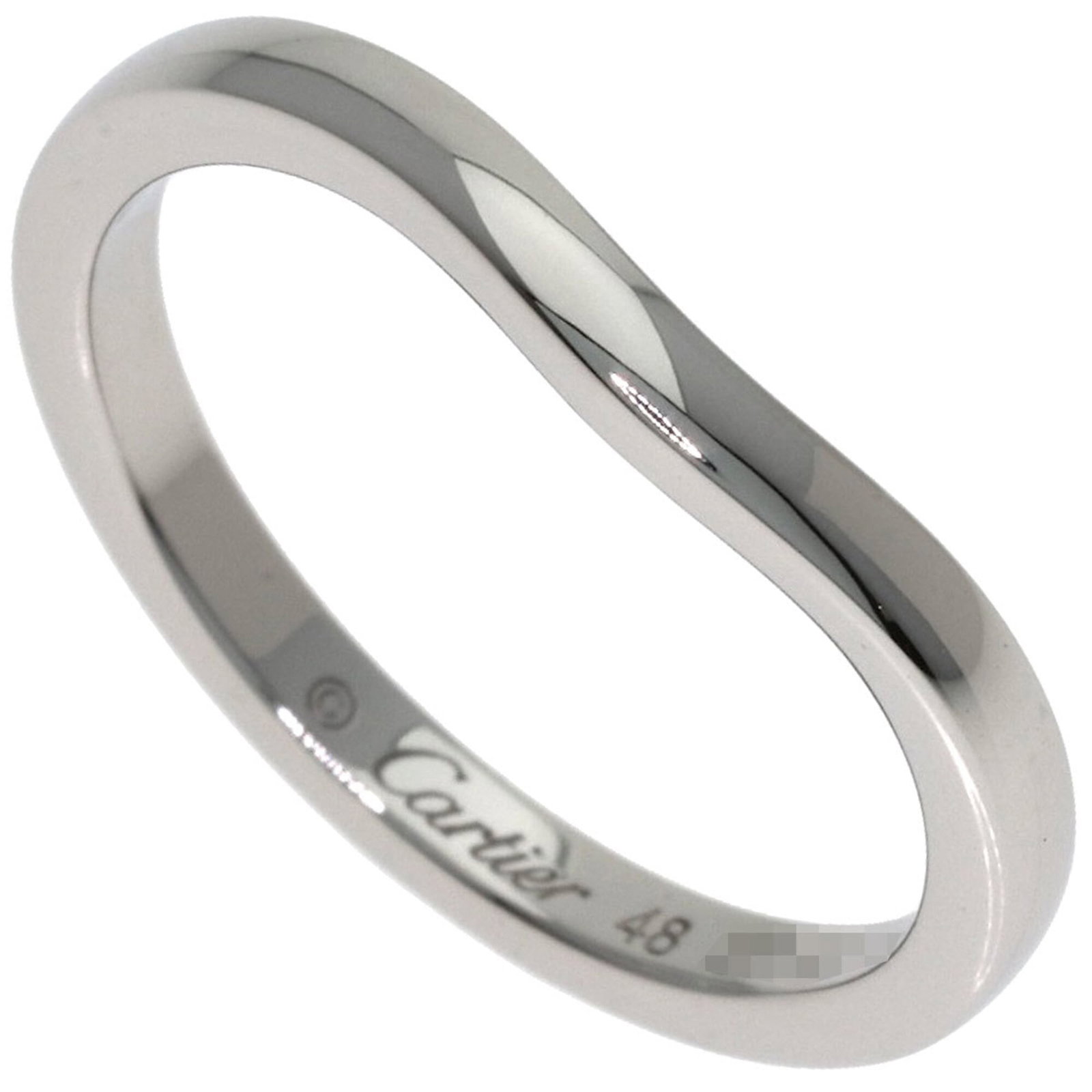Cartier Band Ring: Cartier Band Ring Cartier Band Ring in Platinum, featuring a sleek design with a subtle width of 1.9mm and a weight of 3g, this band ring showcases the luxury of platinum craftsmanship. With its 4.5