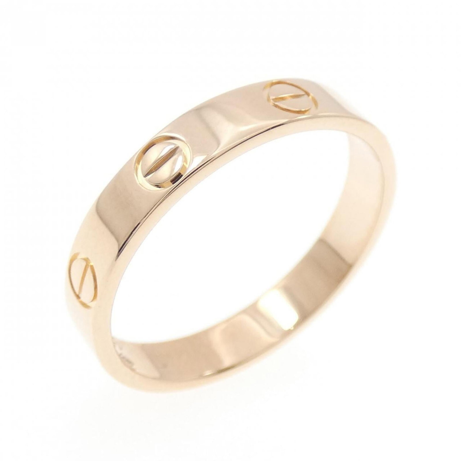 Pink gold 18k ring band from Cartier: Pink gold 18k ring band from Cartier Pink gold 18k Cartier ring band with subtle traces of usage and minor scratches, still in very good condition. This elegant piece features the iconic Cartier