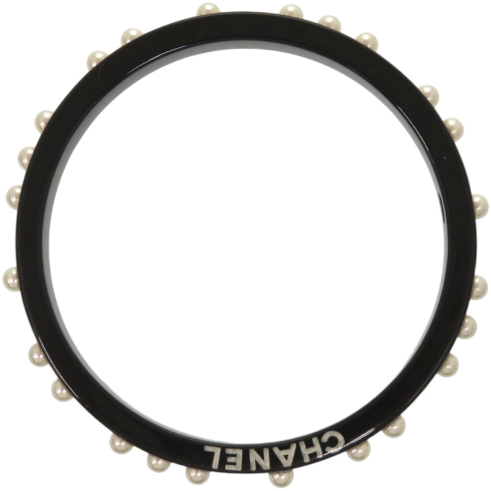 Artificial Pearl Plastic Bangle Chanel - 2
