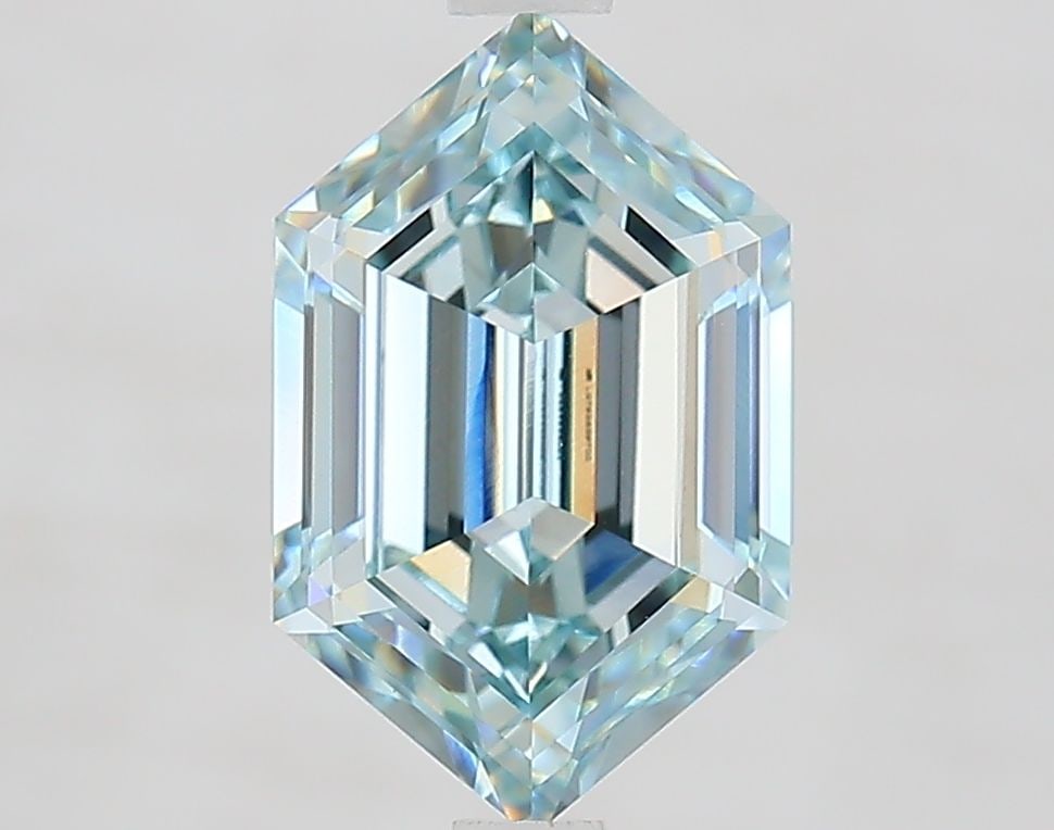 IGI Hexagonal 2.46ct Fancy Light Blueish Green VVS2 - Loose Lab Diamond: IGI Hexagonal 2.46ct Fancy Light Blueish Green VVS2 - Loose Lab Diamond Item Specifics: Source: This Is A Real Diamond Grown In A Lab Not Mined. Carat: 2.46 Cut: - Color: Fancy Light Blueish Green Cla