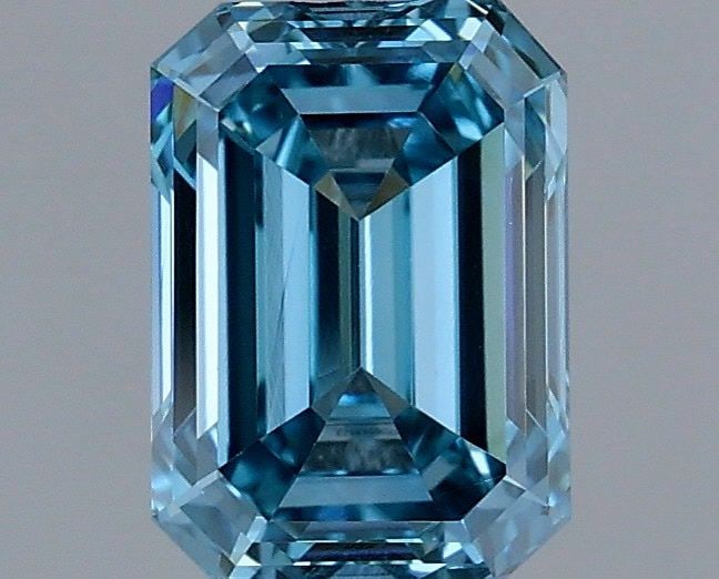 IGI Emerald 1.13ct Fancy Vivid Blue VVS2 - Loose Lab Diamond: IGI Emerald 1.13ct Fancy Vivid Blue VVS2 - Loose Lab Diamond Item Specifics: Source: This Is A Real Diamond Grown In A Lab Not Mined. Carat: 1.13 Cut: - Color: Fancy Vivid Blue Clarity: VVS2 Polish: V