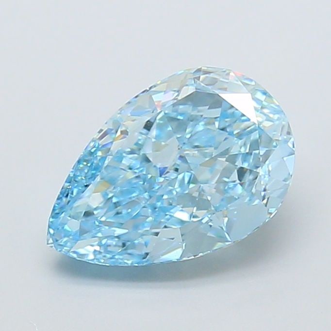 IGI Pear 2.29ct Fancy Vivid Blue VVS2 - Loose Lab Diamond: IGI Pear 2.29ct Fancy Vivid Blue VVS2 - Loose Lab Diamond Item Specifics: Source: This Is A Real Diamond Grown In A Lab Not Mined. Carat: 2.29 Cut: - Color: Fancy Vivid Blue Clarity: VVS2 Polish: EX S