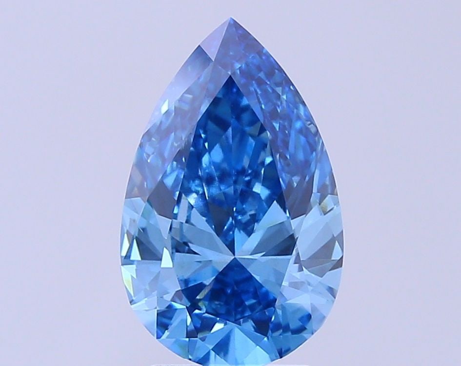 IGI Pear 3.01ct Fancy Vivid Blue VVS2 - Loose Lab Diamond: IGI Pear 3.01ct Fancy Vivid Blue VVS2 - Loose Lab Diamond Item Specifics: Source: This Is A Real Diamond Grown In A Lab Not Mined. Carat: 3.01 Cut: - Color: Fancy Vivid Blue Clarity: VVS2 Polish: EX S
