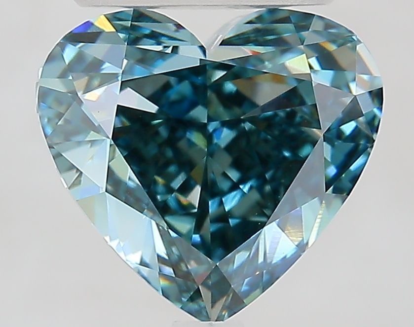 IGI Heart 4.05ct Fancy Intense Greenish Blue VVS2 - Loose Lab Diamond: IGI Heart 4.05ct Fancy Intense Greenish Blue VVS2 - Loose Lab Diamond Item Specifics: Source: This Is A Real Diamond Grown In A Lab Not Mined. Carat: 4.05 Cut: - Color: Fancy Intense Greenish Blue Cla