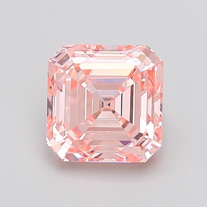 IGI Asscher 3.1ct Fancy Intense Pink VVS2 - Loose Lab Diamond: IGI Asscher 3.1ct Fancy Intense Pink VVS2 - Loose Lab Diamond Item Specifics: Source: This Is A Real Diamond Grown In A Lab Not Mined. Carat: 3.1 Cut: - Color: Fancy Intense Pink Clarity: VVS2 Polish:
