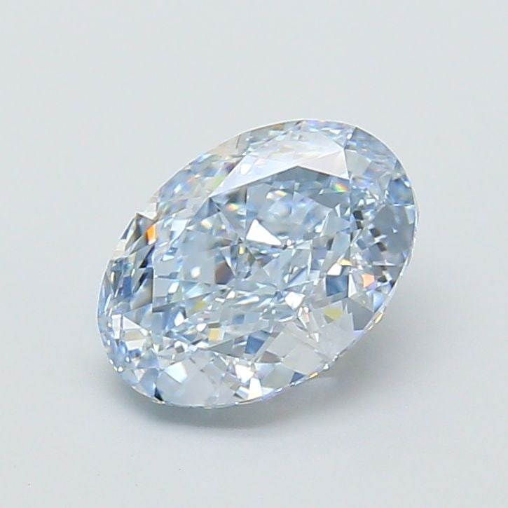 IGI Oval 2.02ct Fancy Intense Blue VVS1 - Loose Lab Diamond: IGI Oval 2.02ct Fancy Intense Blue VVS1 - Loose Lab Diamond Item Specifics: Source: This Is A Real Diamond Grown In A Lab Not Mined. Carat: 2.02 Cut: - Color: Fancy Intense Blue Clarity: VVS1 Polish: 