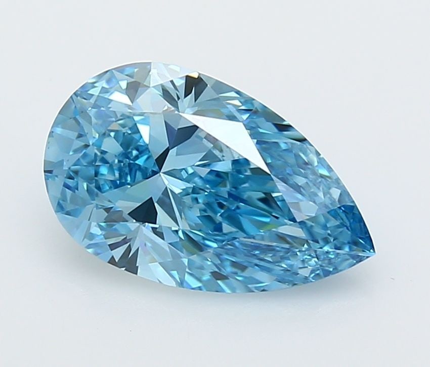 IGI Pear 3.01ct Fancy Vivid Blue VVS1 - Loose Lab Diamond: IGI Pear 3.01ct Fancy Vivid Blue VVS1 - Loose Lab Diamond Item Specifics: Source: This Is A Real Diamond Grown In A Lab Not Mined. Carat: 3.01 Cut: - Color: Fancy Vivid Blue Clarity: VVS1 Polish: EX S