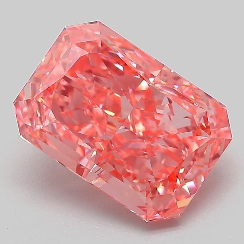 IGI Radiant 3.14ct Fancy Vivid Pink VVS2 - Loose Lab Diamond: IGI Radiant 3.14ct Fancy Vivid Pink VVS2 - Loose Lab Diamond Item Specifics: Source: This Is A Real Diamond Grown In A Lab Not Mined. Carat: 3.14 Cut: - Color: Fancy Vivid Pink Clarity: VVS2 Polish: E