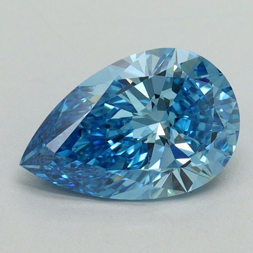 IGI Pear 1.51ct Fancy Vivid Blue VVS2 - Loose Lab Diamond: IGI Pear 1.51ct Fancy Vivid Blue VVS2 - Loose Lab Diamond Item Specifics: Source: This Is A Real Diamond Grown In A Lab Not Mined. Carat: 1.51 Cut: - Color: Fancy Vivid Blue Clarity: VVS2 Polish: EX S