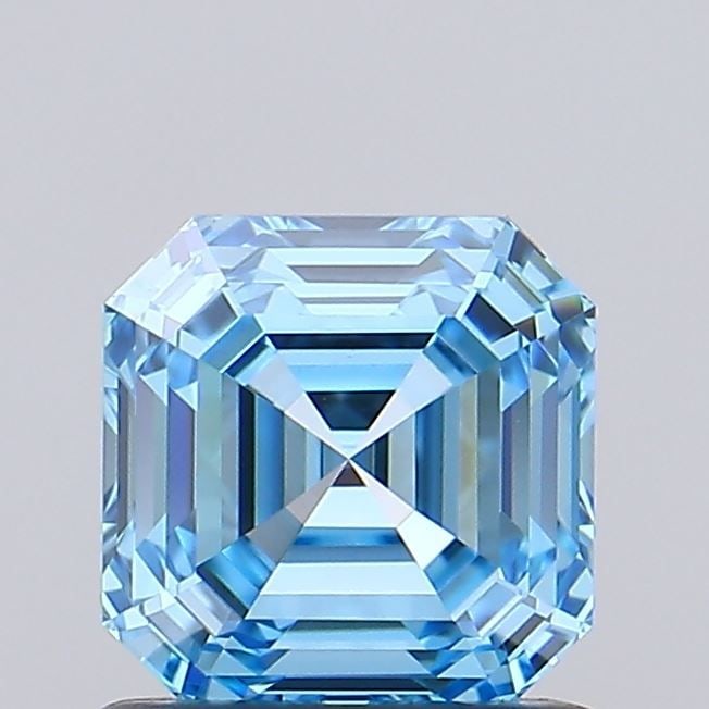 IGI Asscher 1.02ct Fancy Vivid Blue VVS2 - Loose Lab Diamond: IGI Asscher 1.02ct Fancy Vivid Blue VVS2 - Loose Lab Diamond Item Specifics: Source: This Is A Real Diamond Grown In A Lab Not Mined. Carat: 1.02 Cut: - Color: Fancy Vivid Blue Clarity: VVS2 Polish: E