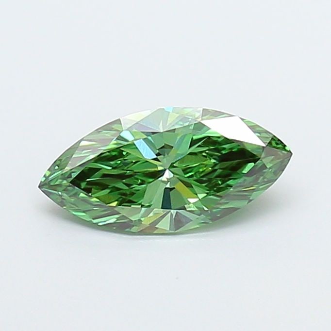 IGI Marquise 0.97ct Fancy Vivid Green VVS2 - Loose Lab Diamond: IGI Marquise 0.97ct Fancy Vivid Green VVS2 - Loose Lab Diamond Item Specifics: Source: This Is A Real Diamond Grown In A Lab Not Mined. Carat: 0.97 Cut: - Color: Fancy Vivid Green Clarity: VVS2 Polish