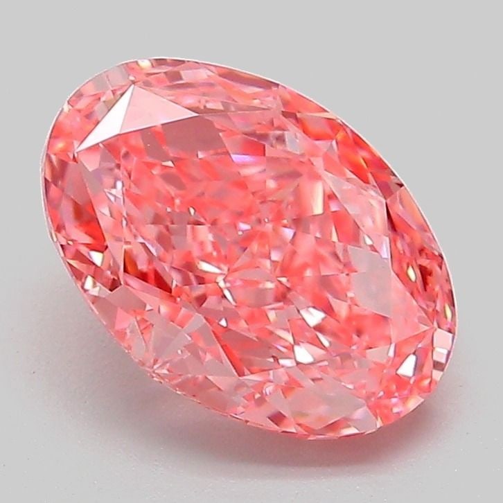 IGI Oval 2.1ct Fancy Vivid Pink VVS1 - Loose Lab Diamond: IGI Oval 2.1ct Fancy Vivid Pink VVS1 - Loose Lab Diamond Item Specifics: Source: This Is A Real Diamond Grown In A Lab Not Mined. Carat: 2.1 Cut: - Color: Fancy Vivid Pink Clarity: VVS1 Polish: EX