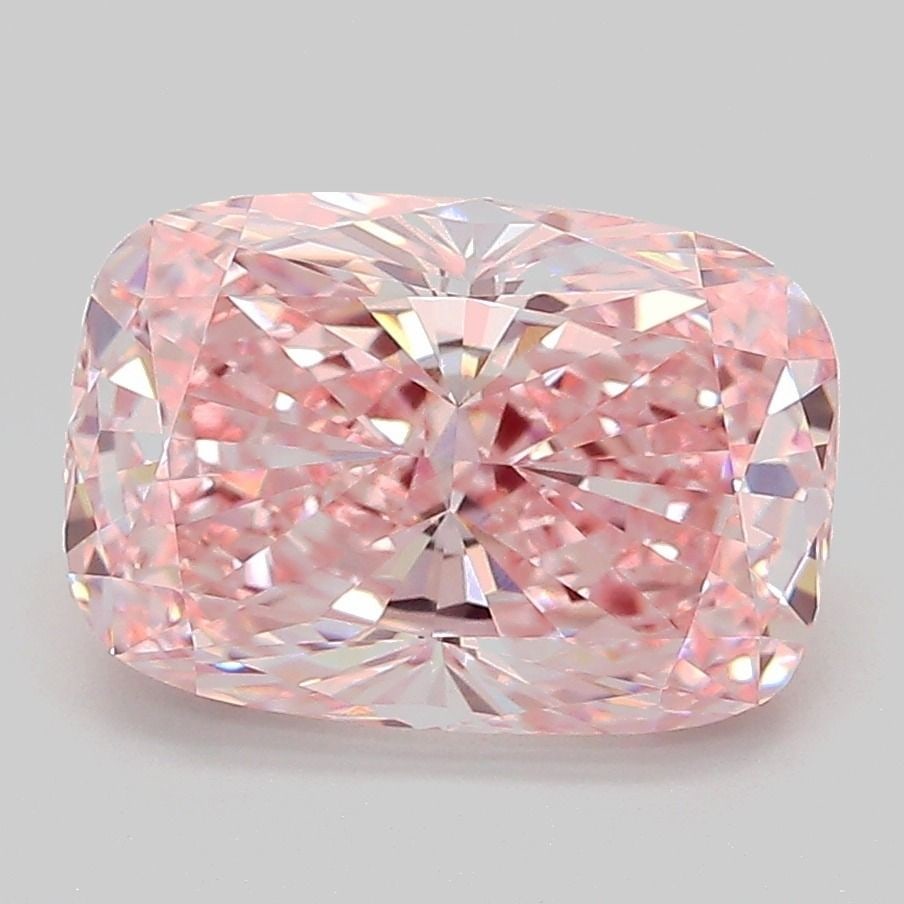 IGI Cushion Modified 3.07ct Fancy Vivid Pink VVS2 - Loose Lab Diamond: IGI Cushion Modified 3.07ct Fancy Vivid Pink VVS2 - Loose Lab Diamond Item Specifics: Source: This Is A Real Diamond Grown In A Lab Not Mined. Carat: 3.07 Cut: - Color: Fancy Vivid Pink Clarity: VVS2 