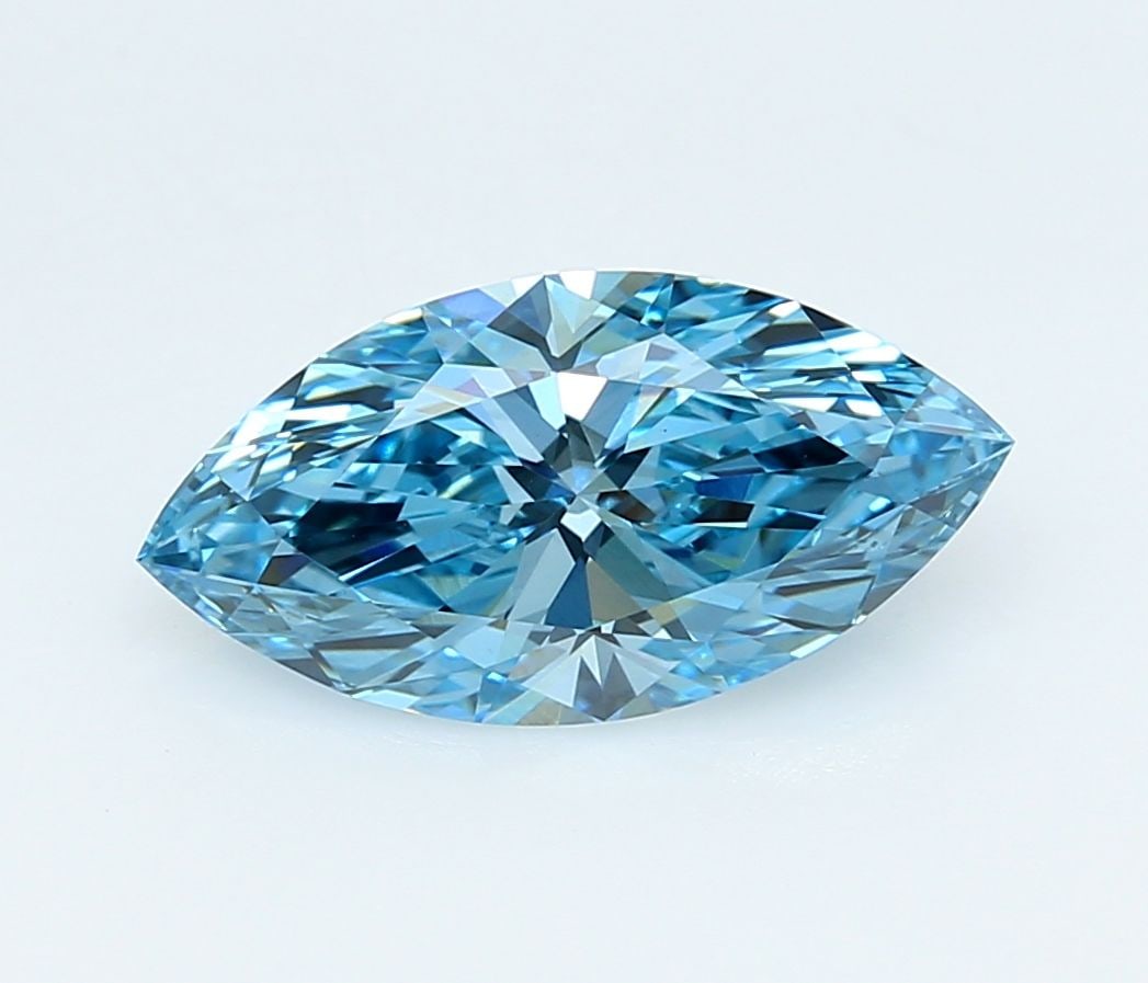 IGI Marquise 3.04ct Fancy Vivid Blue VVS2 - Loose Lab Diamond: IGI Marquise 3.04ct Fancy Vivid Blue VVS2 - Loose Lab Diamond Item Specifics: Source: This Is A Real Diamond Grown In A Lab Not Mined. Carat: 3.04 Cut: - Color: Fancy Vivid Blue Clarity: VVS2 Polish: