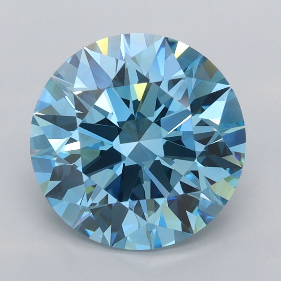 IGI Round 3.06ct Fancy Vivid Blue VVS2 - Ideal Loose Lab Diamond: IGI Round 3.06ct Fancy Vivid Blue VVS2 - Ideal Loose Lab Diamond Item Specifics: Source: This Is A Real Diamond Grown In A Lab Not Mined. Carat: 3.06 Cut: ID Color: Fancy Vivid Blue Clarity: VVS2