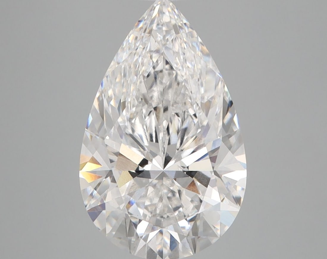 IGI Pear 3.58ct D VVS2 - Loose Lab Diamond: IGI Pear 3.58ct D VVS2 - Loose Lab Diamond Item Specifics: Source: This Is A Real Diamond Grown In A Lab Not Mined. Carat: 3.58 Cut: - Color: D Clarity: VVS2 Polish: EX Symmetry: EX Measurements: